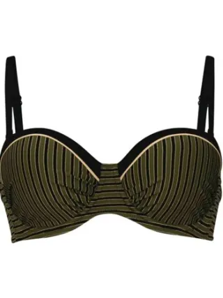 Rosa Faia Holiday Stripes Underwire Bikini Top * Actie * Groen