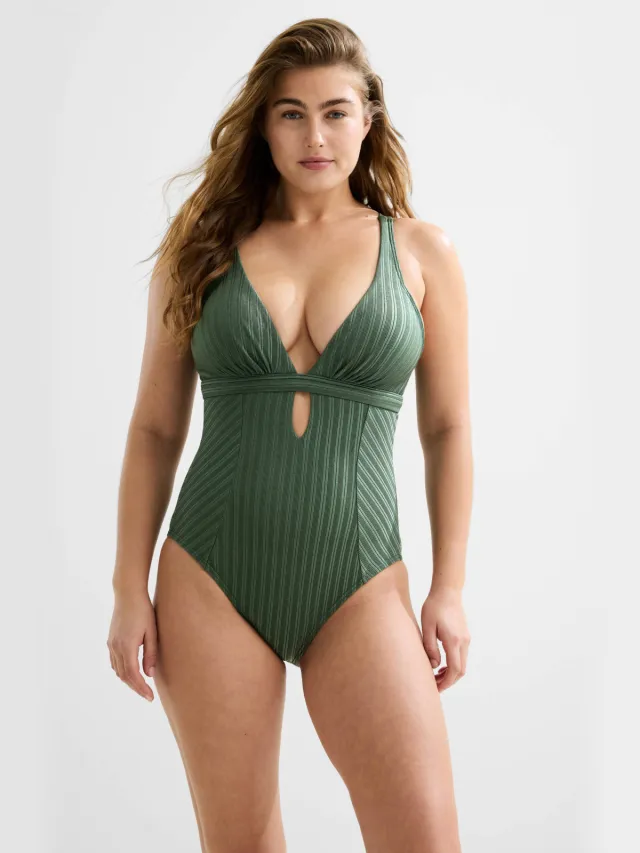 BEACHWAVE corrigerend badpak groen