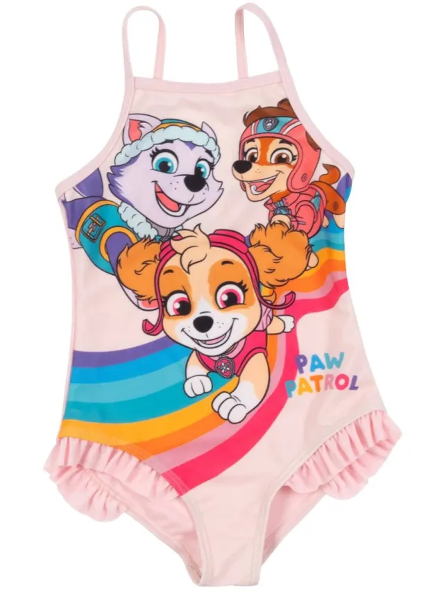 PAW Patrol Badpak / Zwemkleding - Skye - Everest - Liberty - Lichtroze