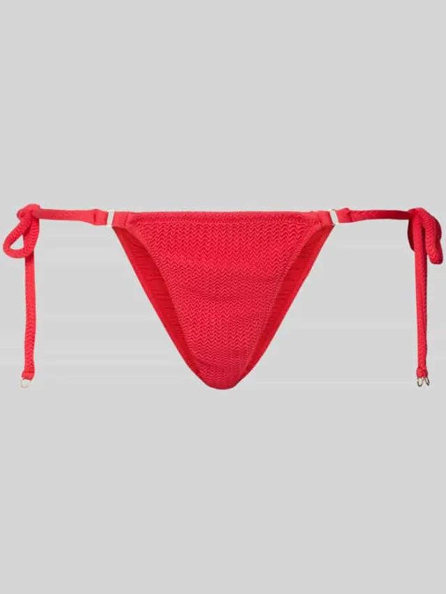 Seafolly Bikinibroekje met vetersluiting Rood