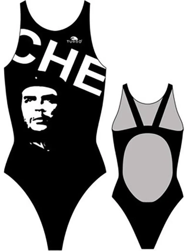 Turbo Che Guevara Pro Resist Zwemkleding Zwart L Vrouw Black / White