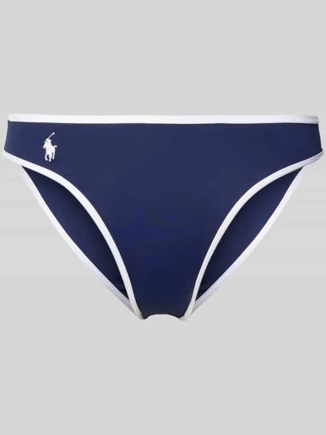 Polo Ralph Lauren Bikinibroekje met gestikt logo donkerblauw, foto 2