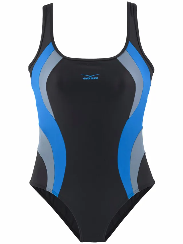 badpak zwart blauw, foto 2