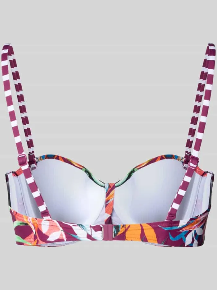 VENICE BEACH Bikinitop in all-over look model 'Cadu' felroze, foto 2