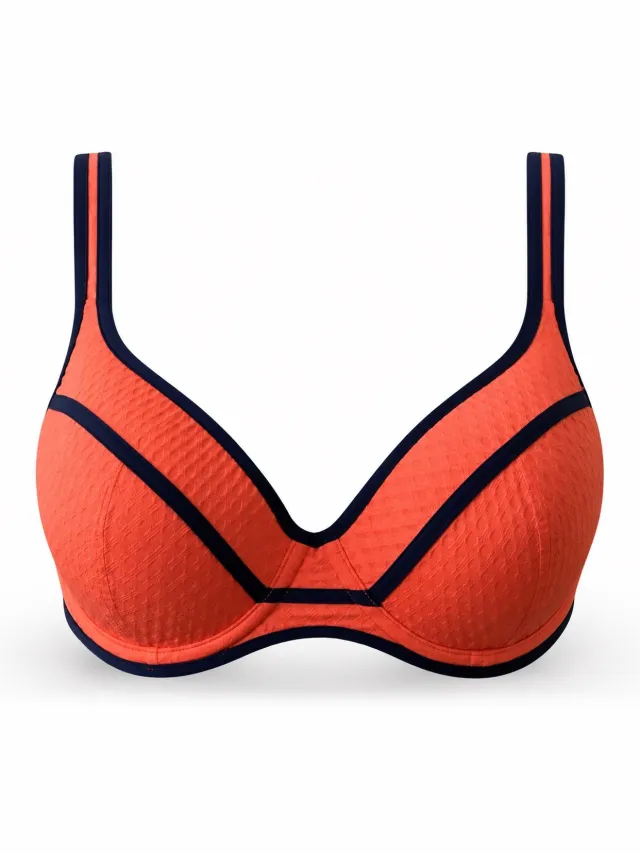 PrimaDonna Swim Joy Bikini Top 4004516 Tiger - maat EU 75D / FR Oranje