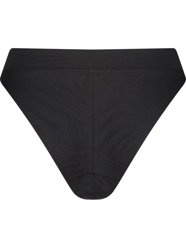 Beachlife Black Swirl Dames Bikinibroekje Zwart