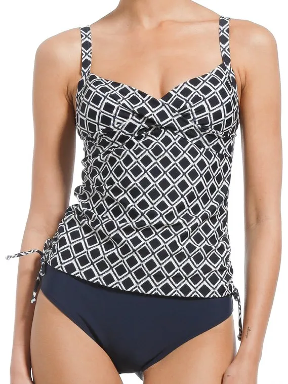 Pastunette Beach Blue Pattern - Tankiniset - Blauw/Wit Multicolor