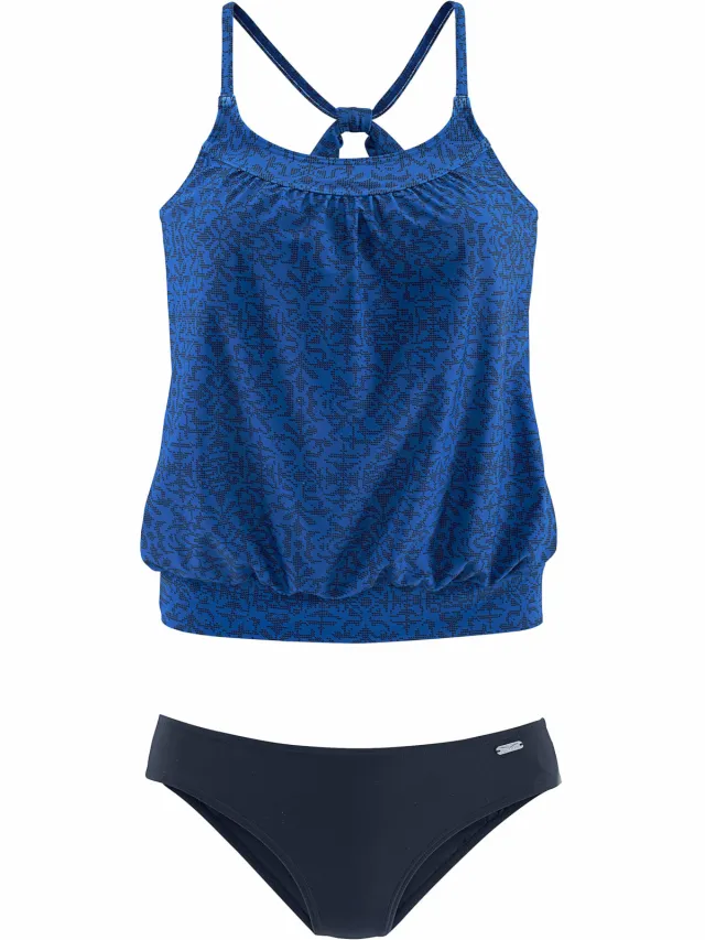 Tankini marineblauw blauw, foto 2