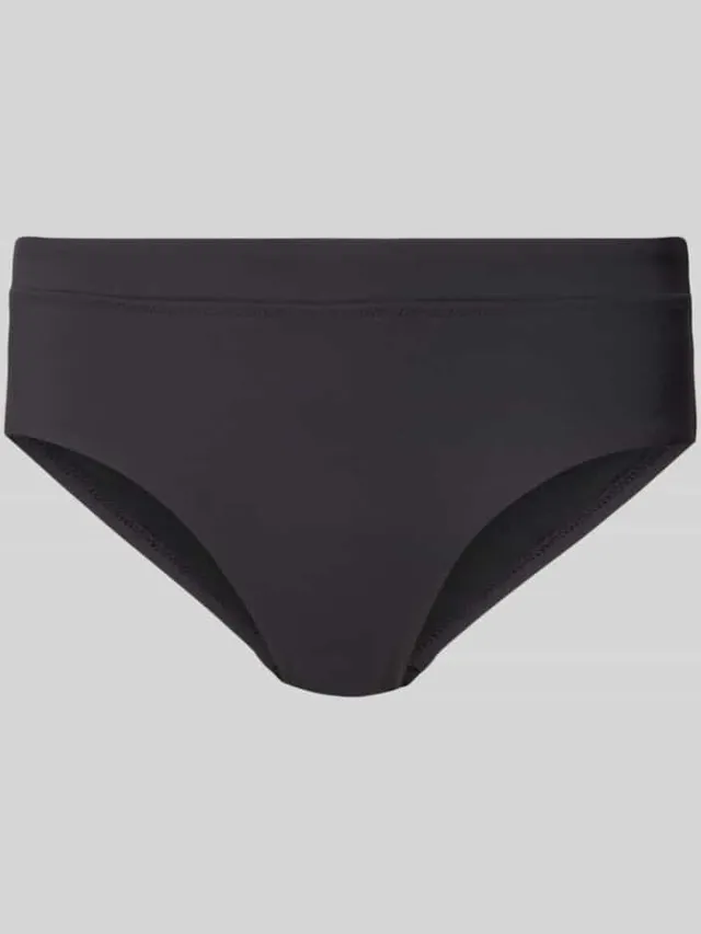 Joop! slim fit bikinibroekje met logo-applicatie model 'Beach' Zwart