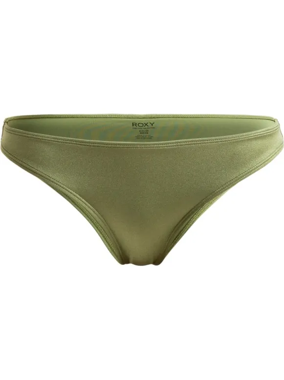 Roxy Women's Brilho Moderate - Bikinibroekje, olijfgroen