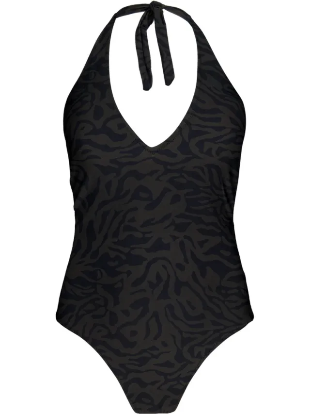 Barts Sula Halter One Piece Zwart Dames Badpak
