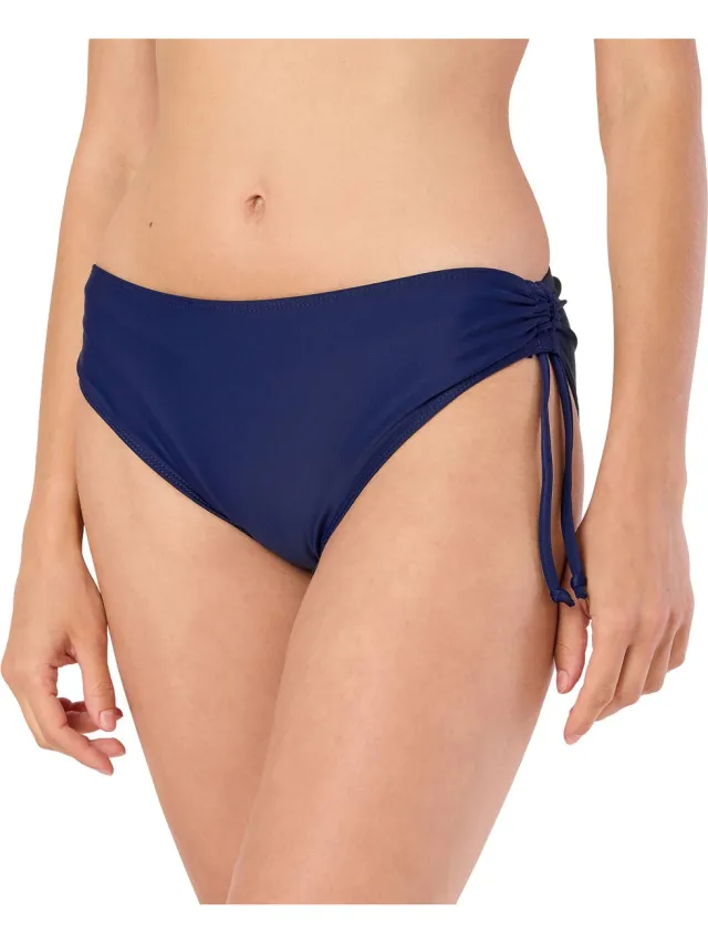 Merry Style Dames Zwembroek - Bikinibroekje - Elastische tailleband - Polyamide & Elastaan – Donkerblauw (6007) – 40 - MS-VR-Brief-2