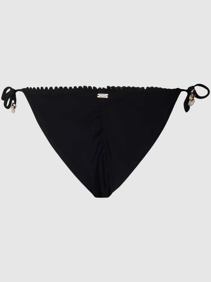 banana moon Bikinibroekje met vetersluiting, model 'DREA' zwart, foto 3