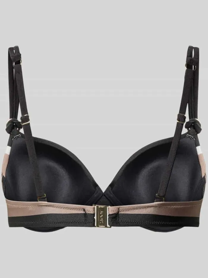 Joop! Bikinitop in colour-blocking-design zwart, foto 3