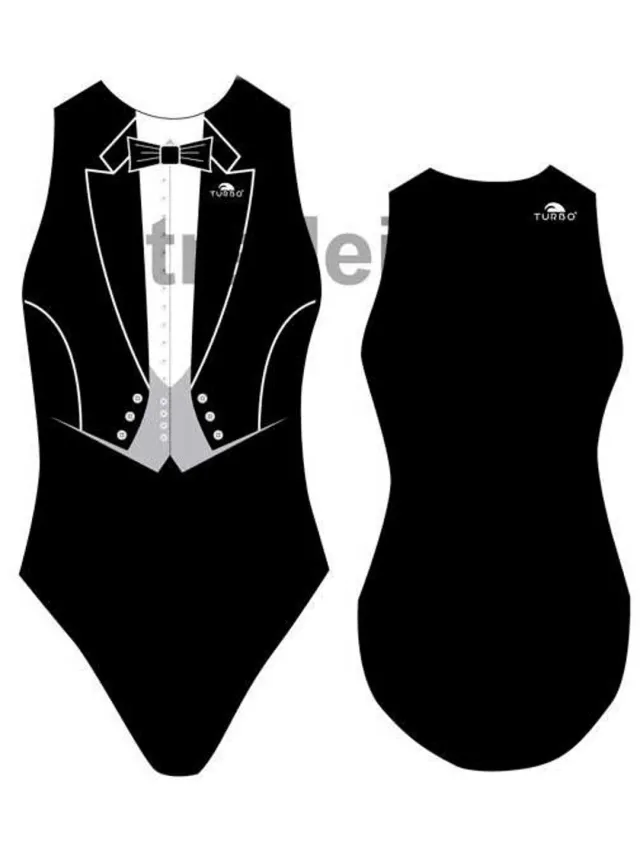 Turbo Smoking Zwemkleding Zwart L Vrouw Black / White