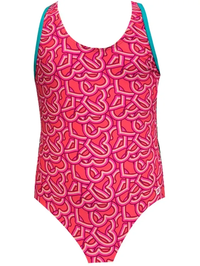 RAS Joy Casual Back Zwemkleding Roze 16 Years Meisje Fuchsia