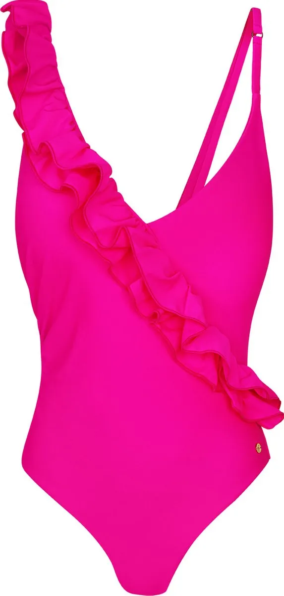 YW YEHWANG Badpak ruffel - fuchsia
