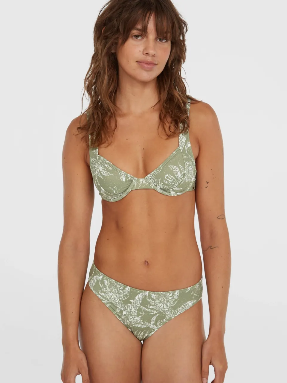 O'Neill voorgevormde beugel bikini set Saltwater Elsie Rita groen/wit, foto 5