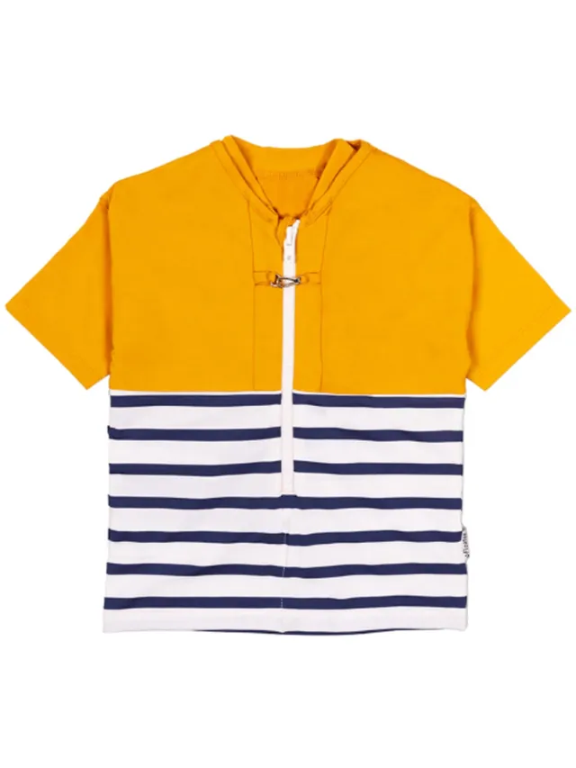 Floatee Anti-Verdrinking T-shirt Korte Mouwen - 5 Jaar - Geel