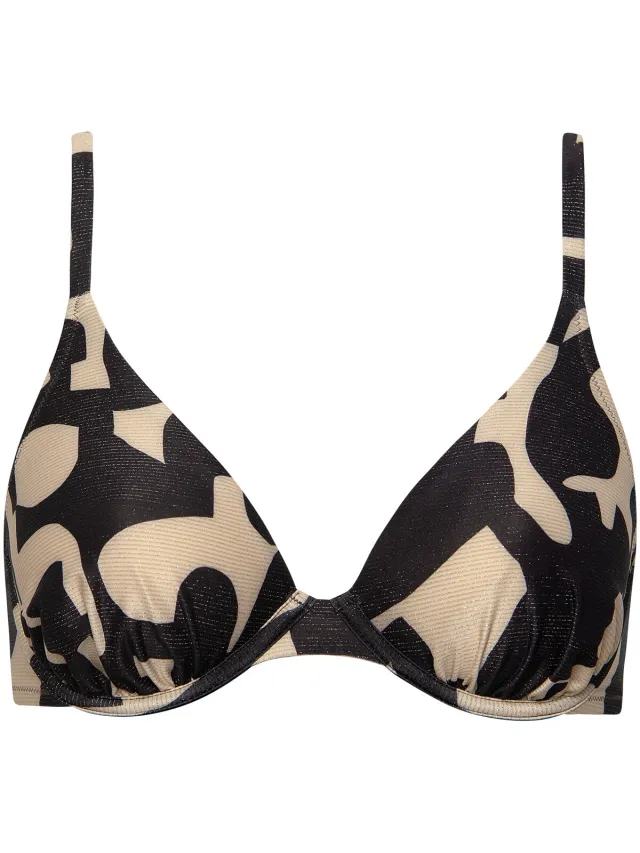 Lisca ASWAN bikinitop zwart beige