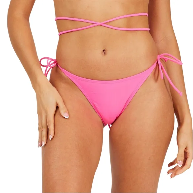 Brave Soul Dames/dames Zijwaartse Bikinibroekjes (Neonroze)