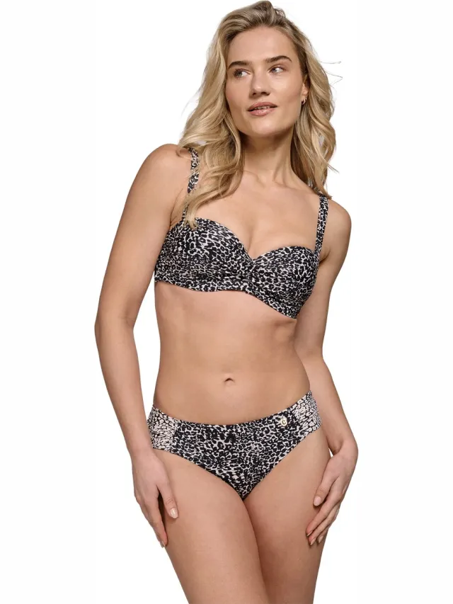 Ten Cate bikini top twisted little leopard voor Dames | Maat 44D (90D)