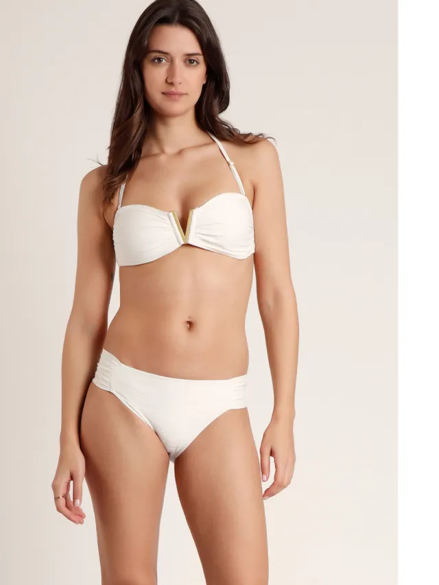 Admas Waves bandeau bikiniset wit