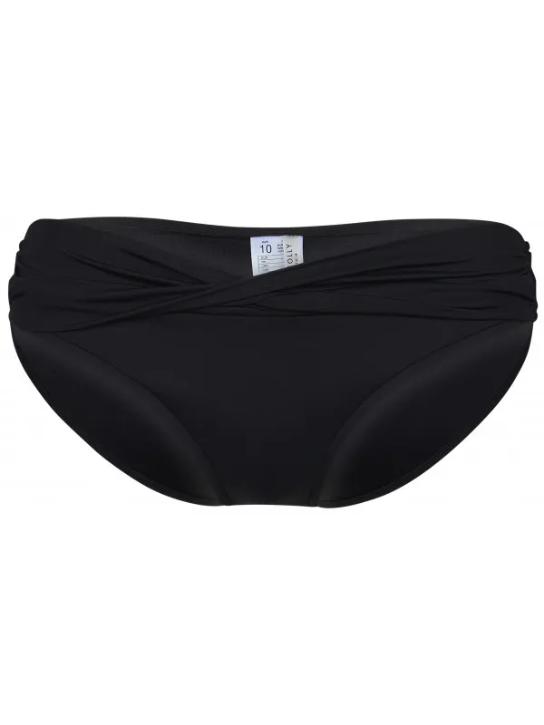Seafolly Women's Collective Twist Band Hipster - Bikinibroekje, zwart