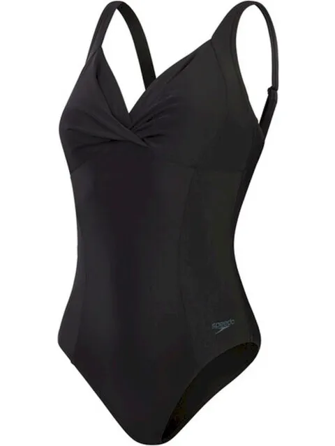 Speedo Eco Cross Knot Shaping badpak zwart, foto 2