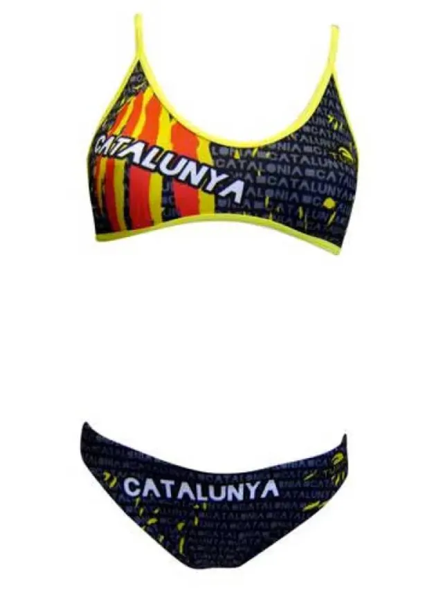 Turbo Catalonia Bikini Zwart 4XL Vrouw Black
