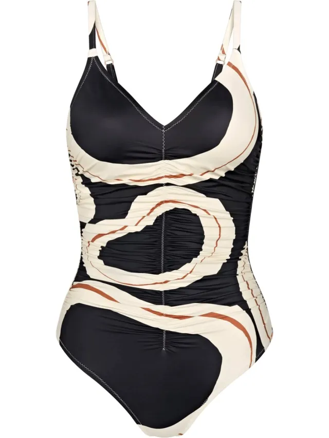 Triumph Summer Allure OP 01 Dames Badpak - Zwart Combi