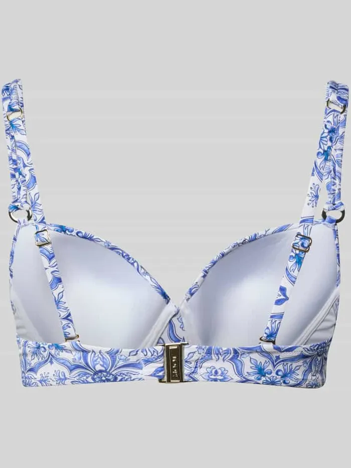 Joop! Bikinitop in allover-look model 'MURI BEACH' blauw, foto 2