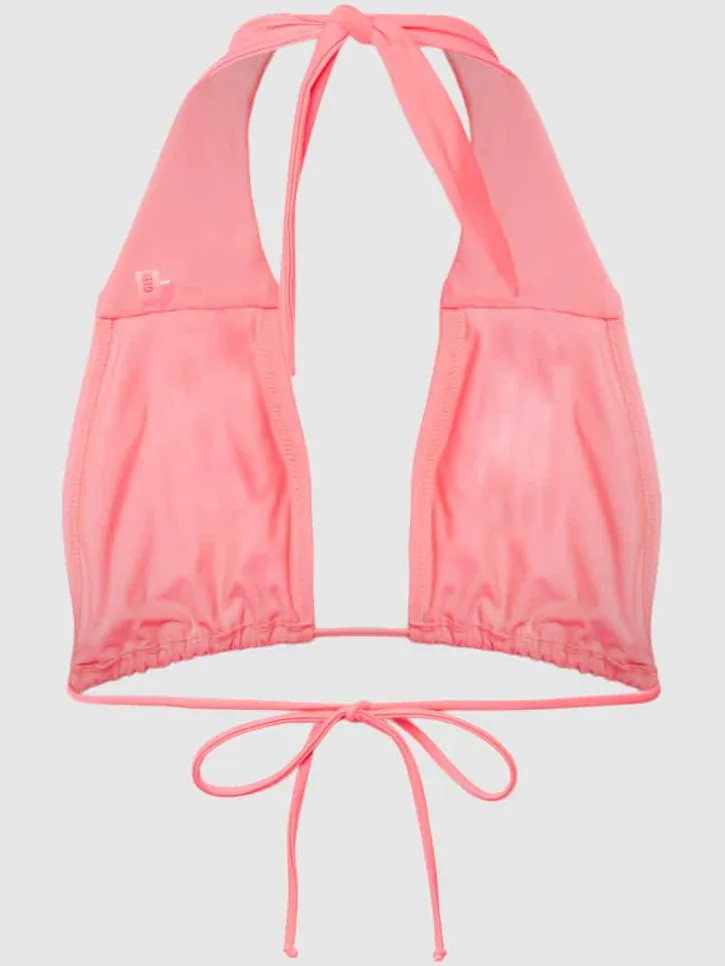 Guess Bikinitop met labelprint neon roze, foto 2