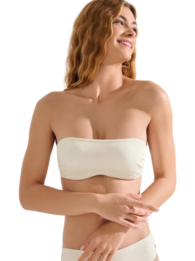 Lisca MALAGA voorgevormde balconnet-bandage-top wit