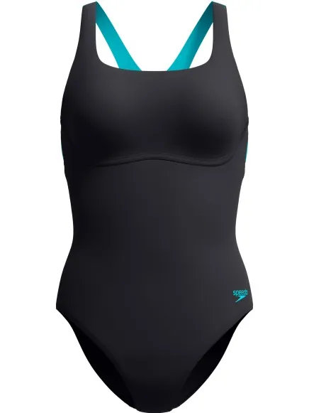 Speedo Solid Flex Band badpak zwart