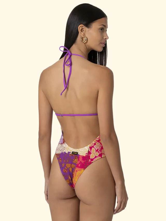F * * K badpak paars Multicolour