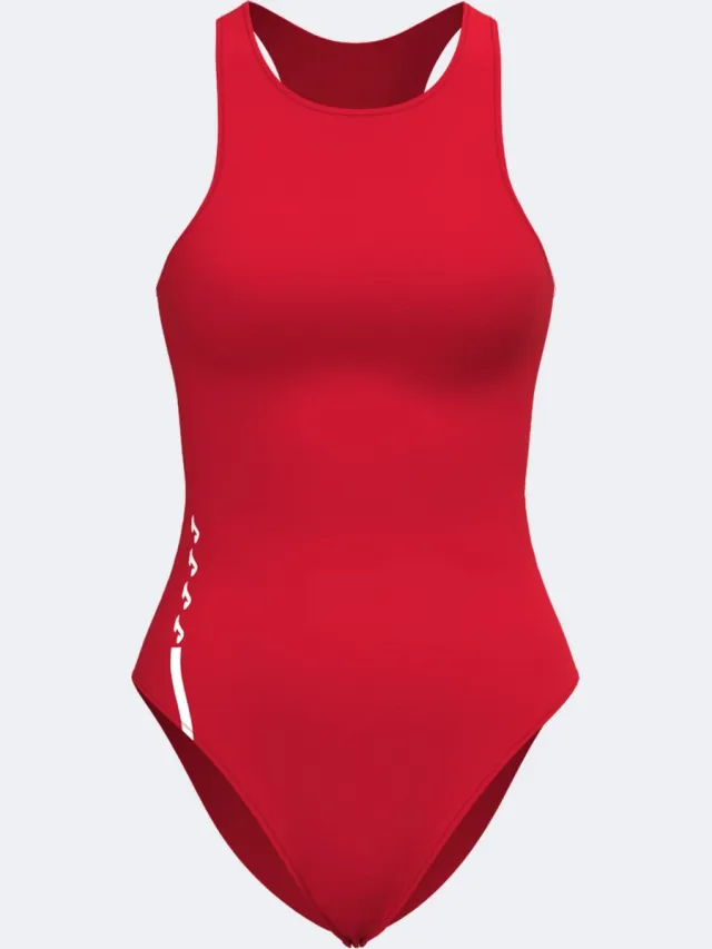 Joma Shark Iii Zwemkleding Rood M Vrouw Wit