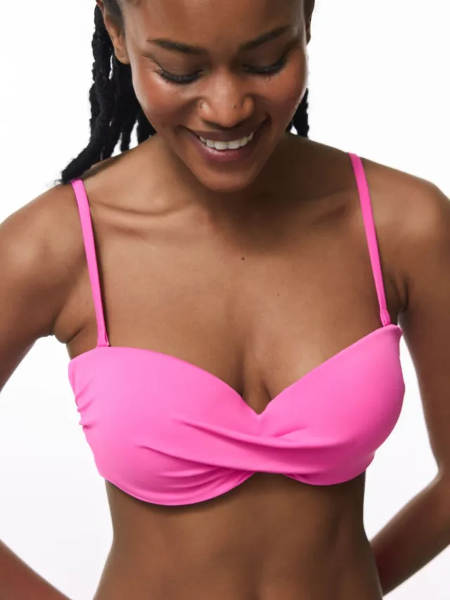 Penti Effen Push-Up Beugel Bikini Top Fuchsia