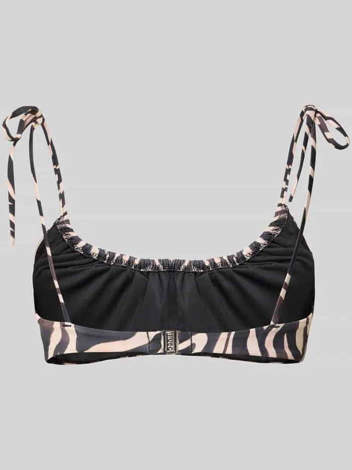 Hugo Bikini-bovendeel in look (bovenstuk) zebra model 'FANCY' zwart, foto 2
