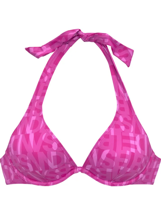 Beugelbikinitop fuchsia