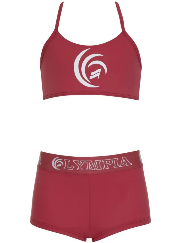 Olympia Bikini - Framboos - Maat 116 / 6 jaar