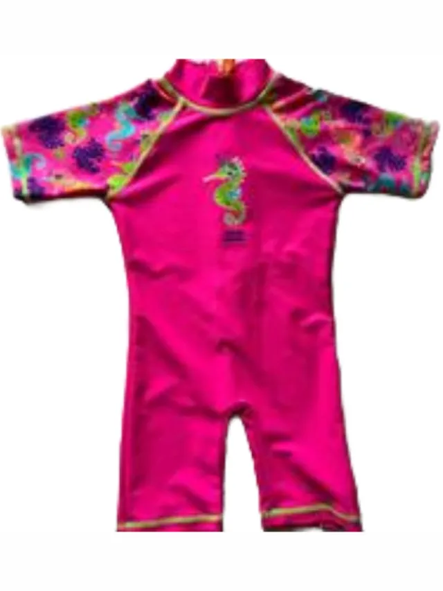 Zoggs zwempak - zwemtshirt - 1-2 jaar - roze