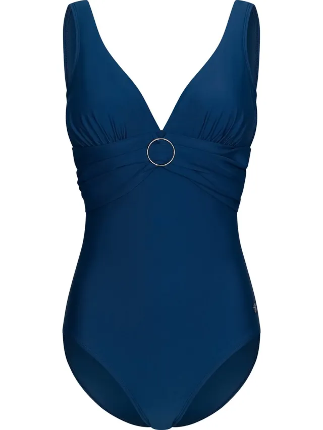Pastunette Dames Badpak Pastunette - Beach Beauty - Corrigerend - Blauw