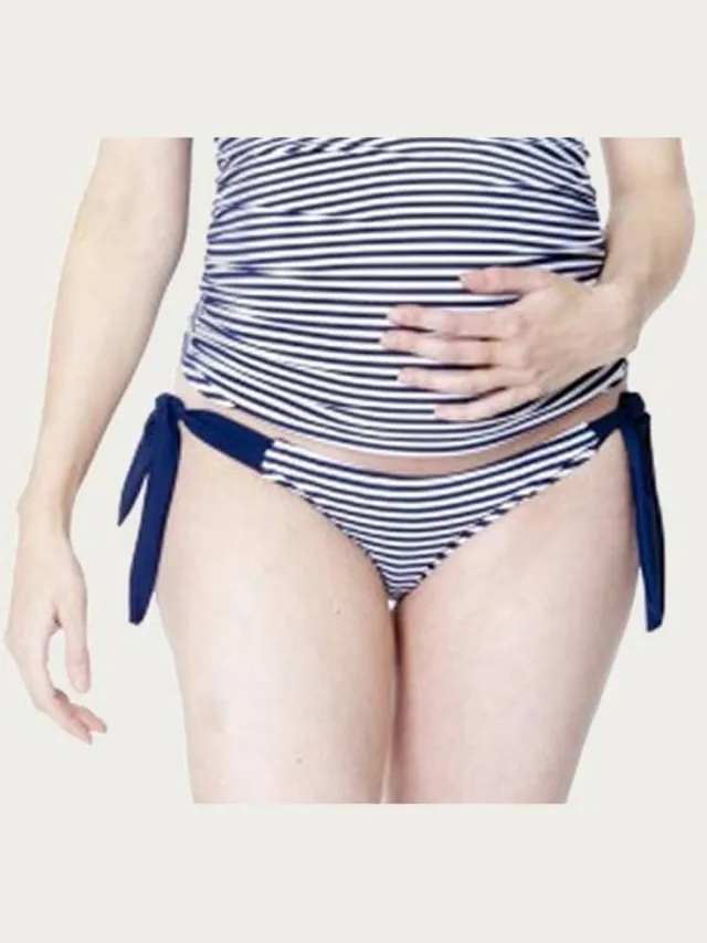 Petit Amour Annie tankinibroekje blauw wit