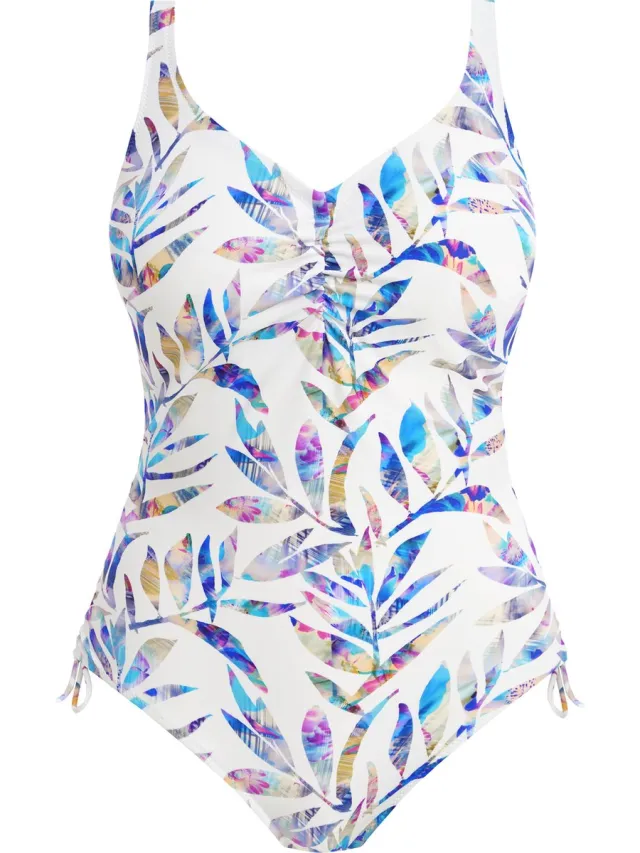Fantasie Calypso Harbour UW V-Neck Swimsuit with Adjustable Leg Dames Badpak
