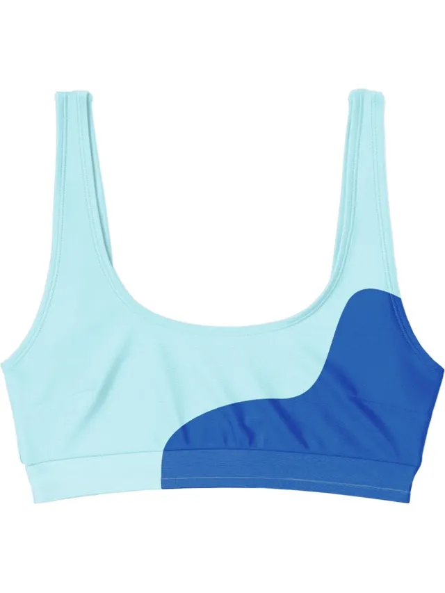 Sea'sons Official - Kleurveranderend - Brassiere Bikini Top - OceaanBlauw