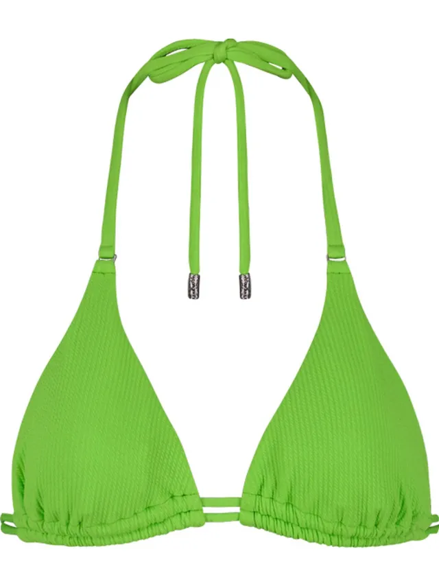 Beachlife Green Flash Dames Bikinitopje Donkergroen, Groen