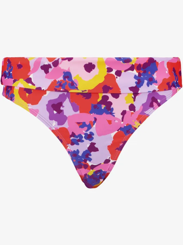 Osaga dames bikinibroekje met bloemenprint multicolor - Roze