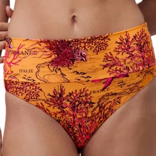 Chantelle Beach Icon Light Mediterranean bikinislip oranje Zwart,Versch.kleure/Patroon