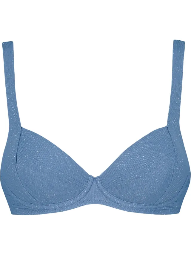 Beachlife Infinity soft bikinitop met beugel - dames Blauw